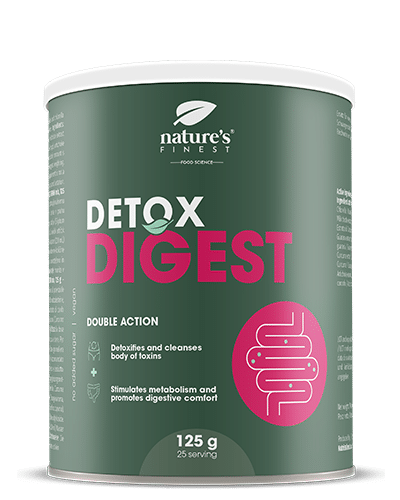 Detox Digest , Spadek Wagi I Trawienia , Usuwa Toksyny , Promuje Komfort , Usuwa Ciężkie Metale , Oczyszcza Organizm , Naturalna Formuła , 125g
