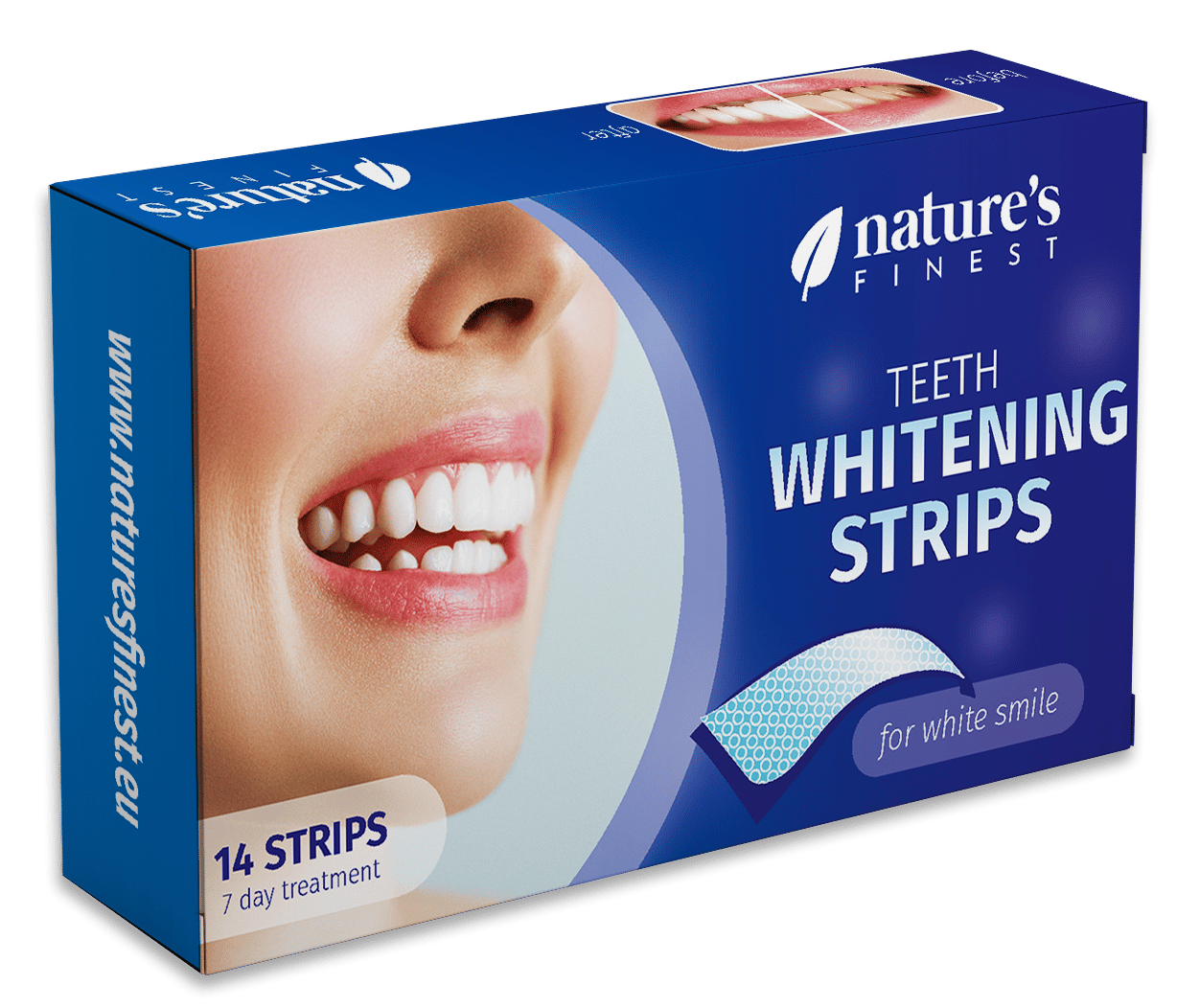Whitening Strips , Zaawansowane Wybielanie Zębów , Szybkie Efekty , Bezpieczne Dla Szkliwa , Łatwa Aplikacja , Wegańskie , 14 Pasków
