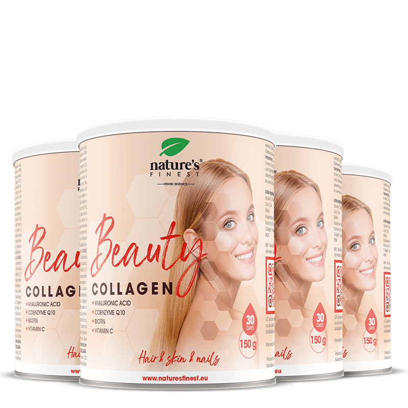 100% Czysty Kolagen | 4x Beauty Collagen z Kwasem Hialuronowym | Najlepszy Kolagenowy Napój w Proszku w Polsce | od Nature's Finest