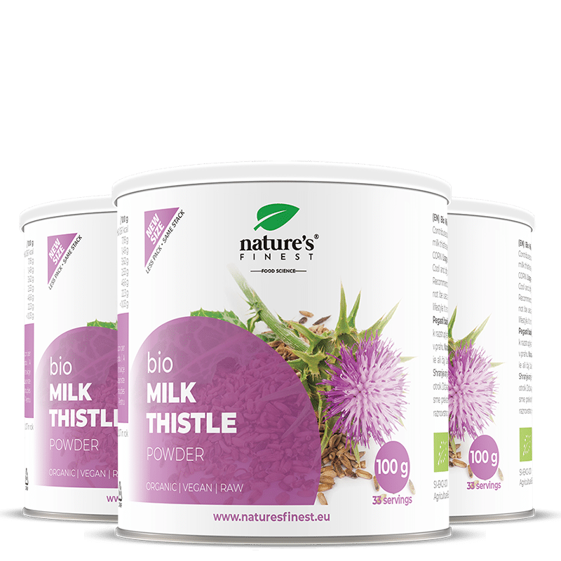 Ostropest plamisty w proszku Bio – zestaw