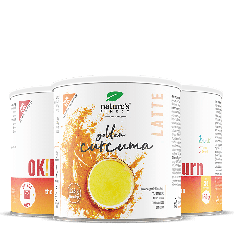 Golden Curcuma latte + OK!FatBurn pakiet
