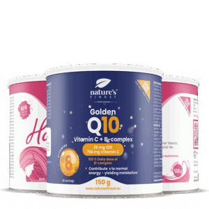 Hair Vitamins + Golden Q10 pakiet