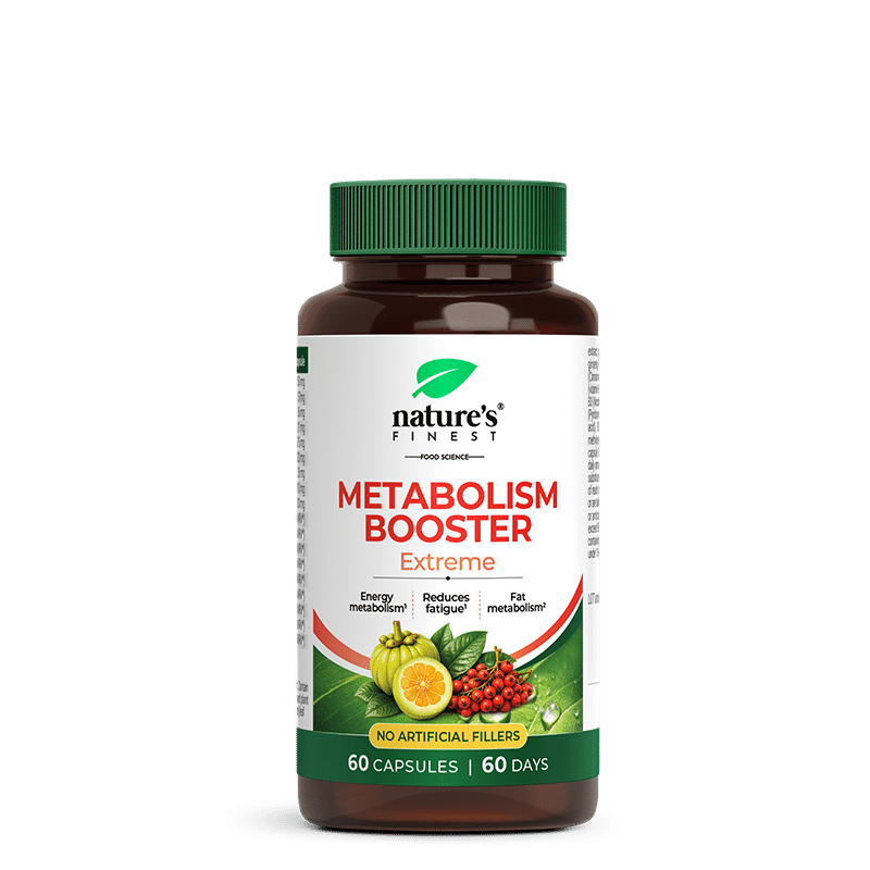 Nature's Finest Metabolism Booster Extreme | kontrola apetytu i wsparcie metabolizmu | niacyna, cynk, witamina B6